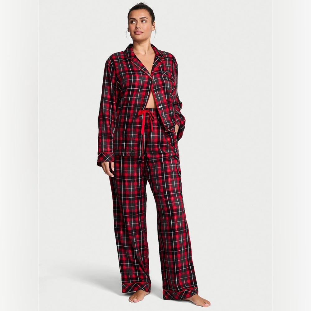 Victoria's Secret Red Plaid Pajama Set